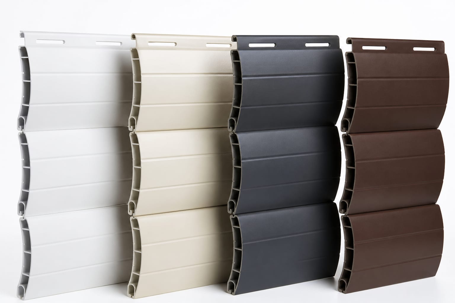 PVC panjur — renkli PVC lamel ve konut uygulaması